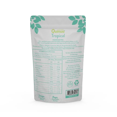 CEREAL QUINUA POPS TROPICAL X 100