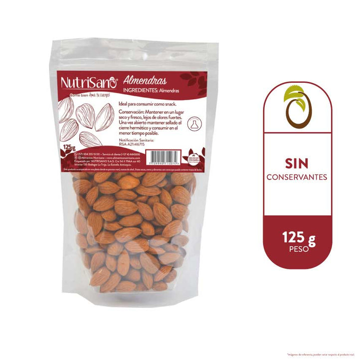 Almendras x 125 g