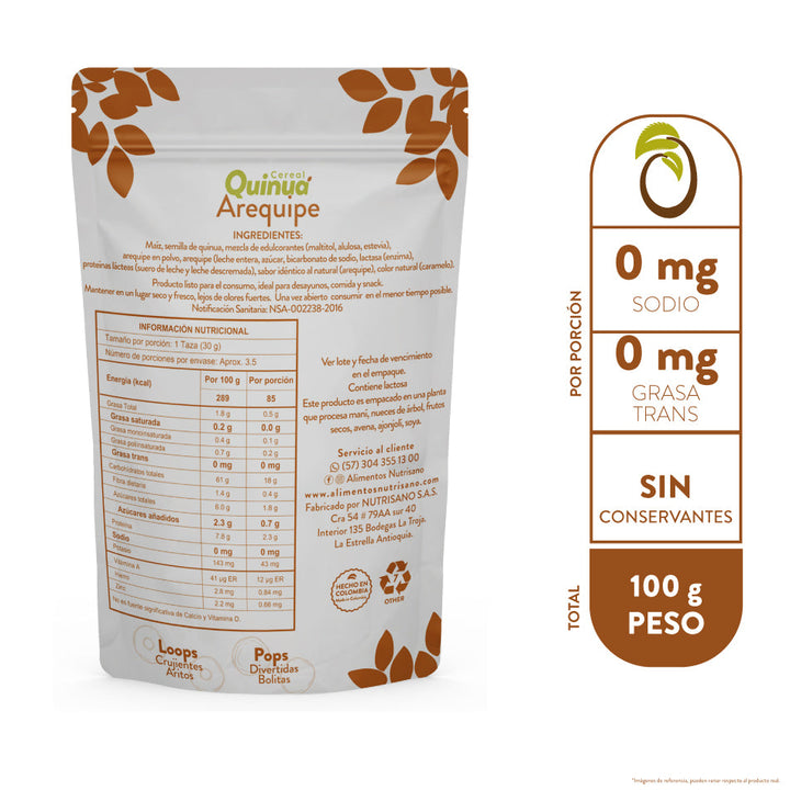 CEREAL QUINUA LOOPS AREQUIPE x 100 g