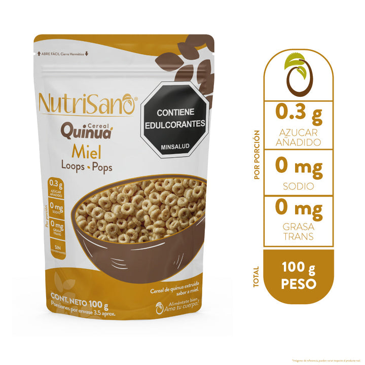 CEREAL QUINUA LOOPS MIEL x 100 g