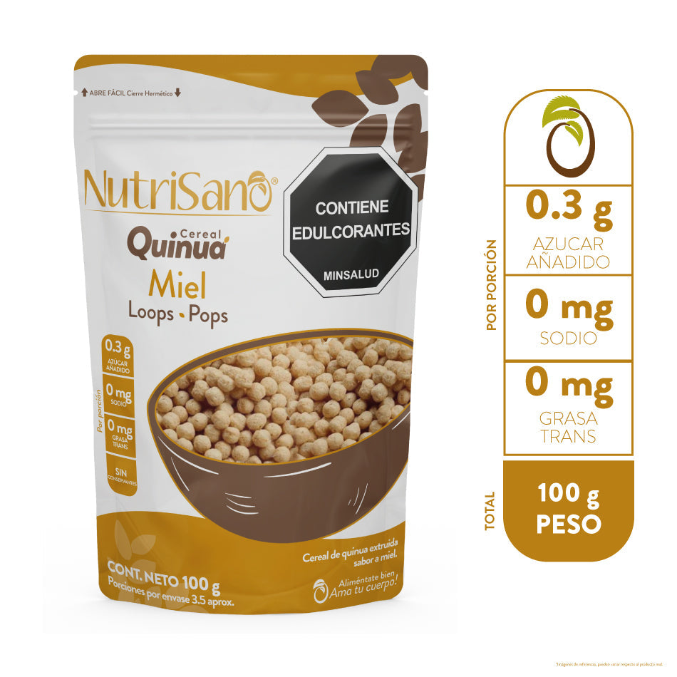 CEREAL QUINUA POPS MIEL x 100 g