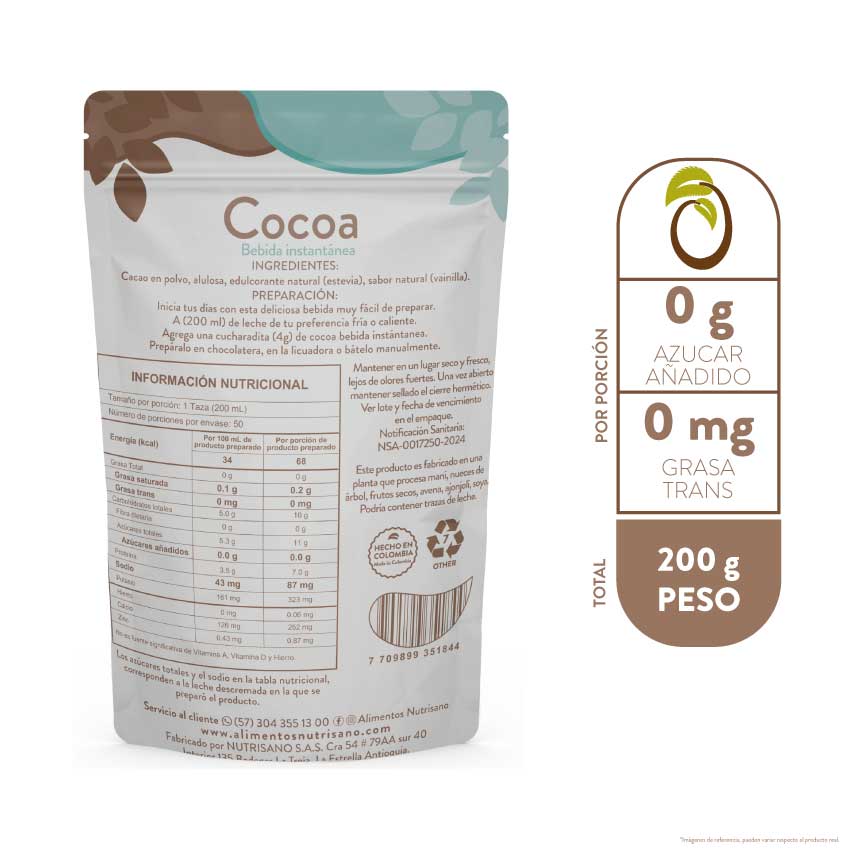 COCOA BEBIDA INSTANTANEA 200 g