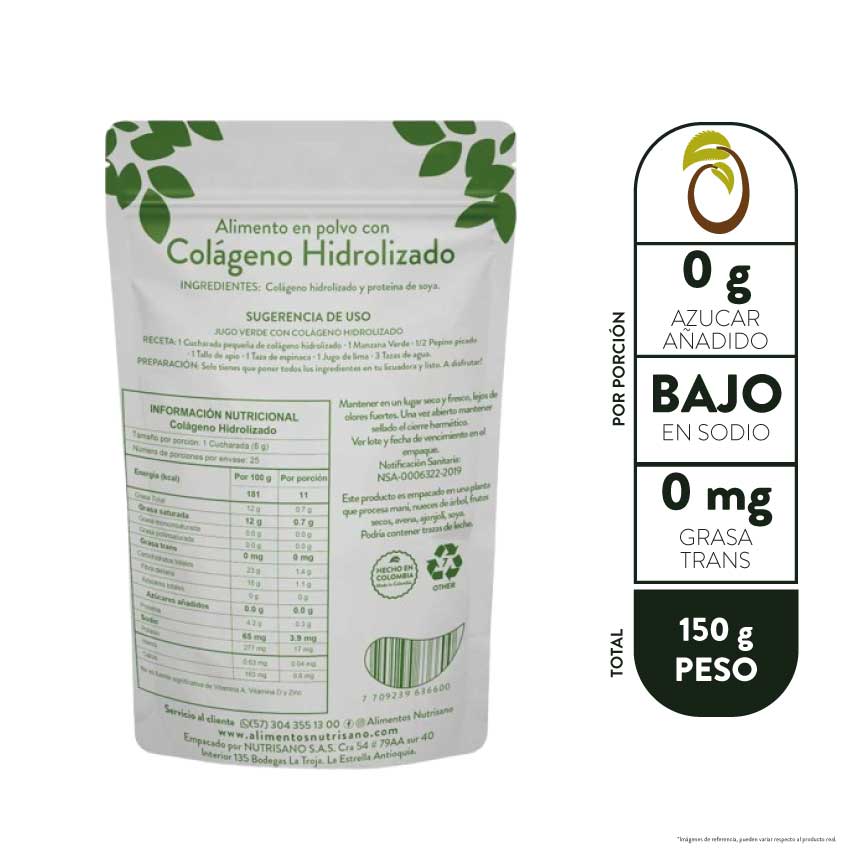 COLÁGENO HIDROLIZADO x 150 g